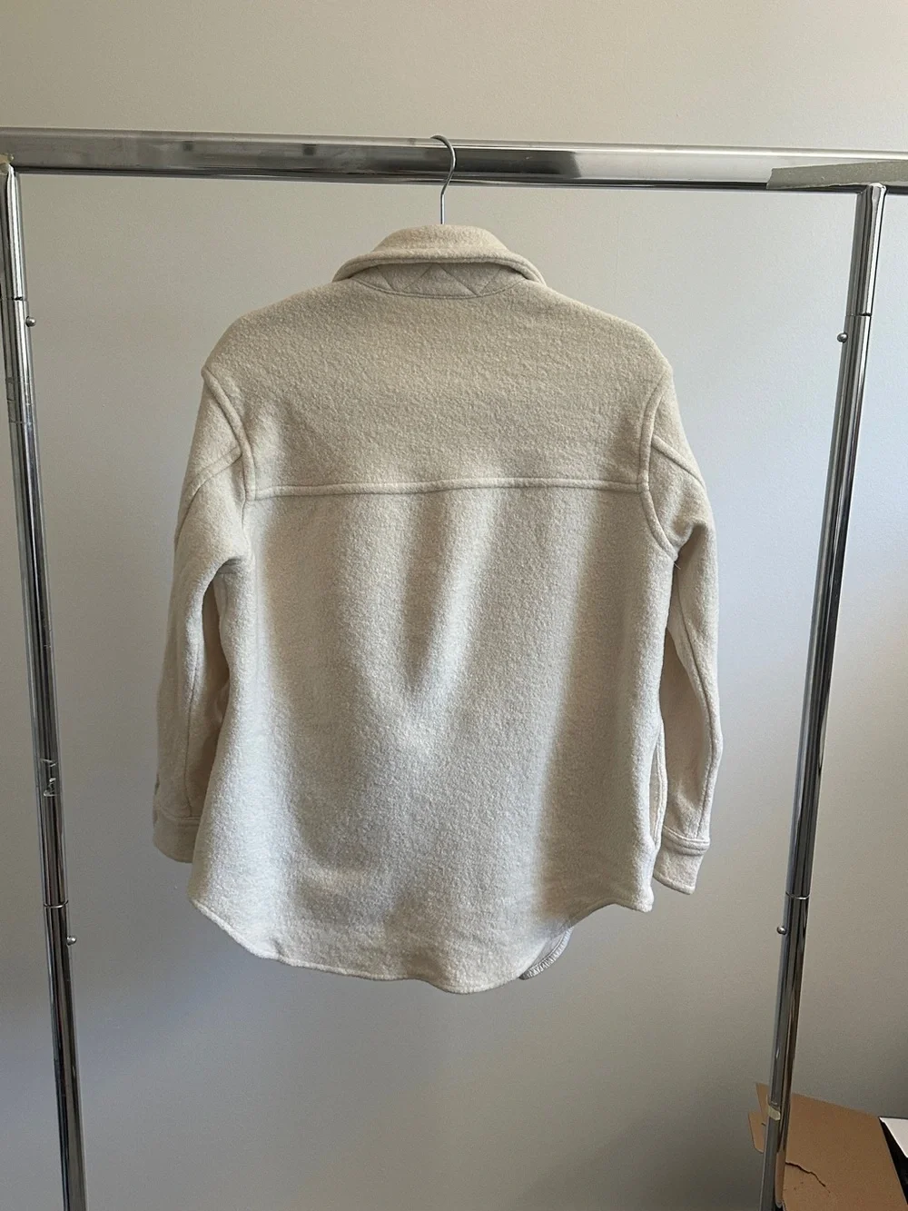 Wilfred Free Oatmeal Wool Shacket | 100% Merino Wool | Aritizia Size S - Picture 7 of 11
